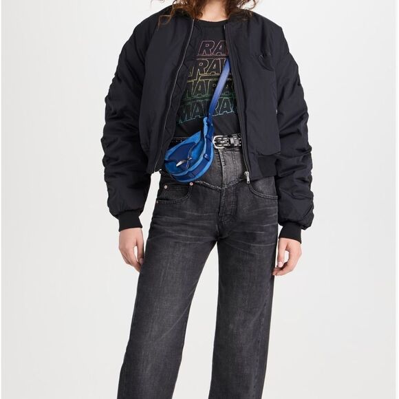 NWT Marant Etoile Logo-Print Cotton-Jersey T-Shirt - Gray Large $ 220.00 - Picture 7 of 9